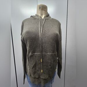 Women Hoodie Sweater Michael Kors Original  Size Large Green Dark